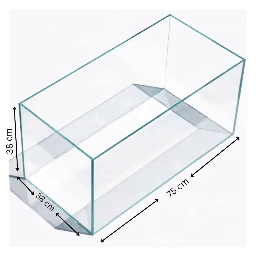 Customized Ultra Clear Open Tank (L*W*H = 75*39*39 Cms) | 8Mm 1