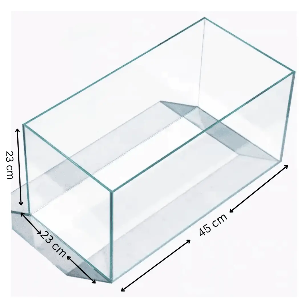 Customized Ultra Clear Open Tank (L*W*H = 45*23*23 Cms) | 6Mm 1
