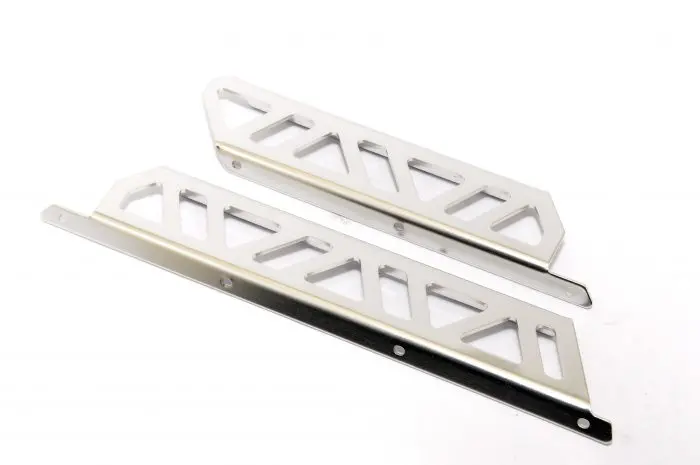 91002S Cage Side Guards (Silver) (Cage & Ss) 1