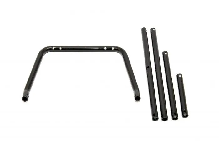 91003B Front/Middle Cage Tube (Black) (Cage & Ss) 1