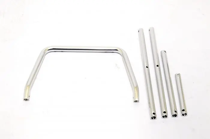 91003S Front/Middle Cage Tube (Silver) (Cage & Ss) 1