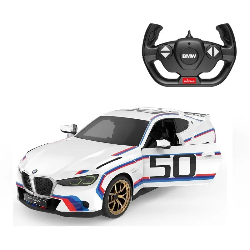 Bmw 3.0 Csl Rc Car 1/14 Scale Licensed Remote Control Toy Car By Rastar 1