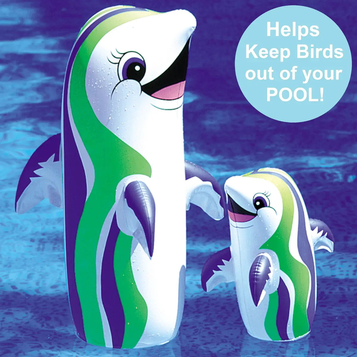 Swimline Dancing Dolphin Pool Bop Bags 1