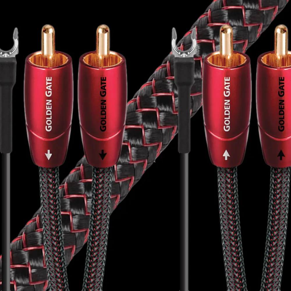 Audioquest Golden Gate Turntable Cables 1