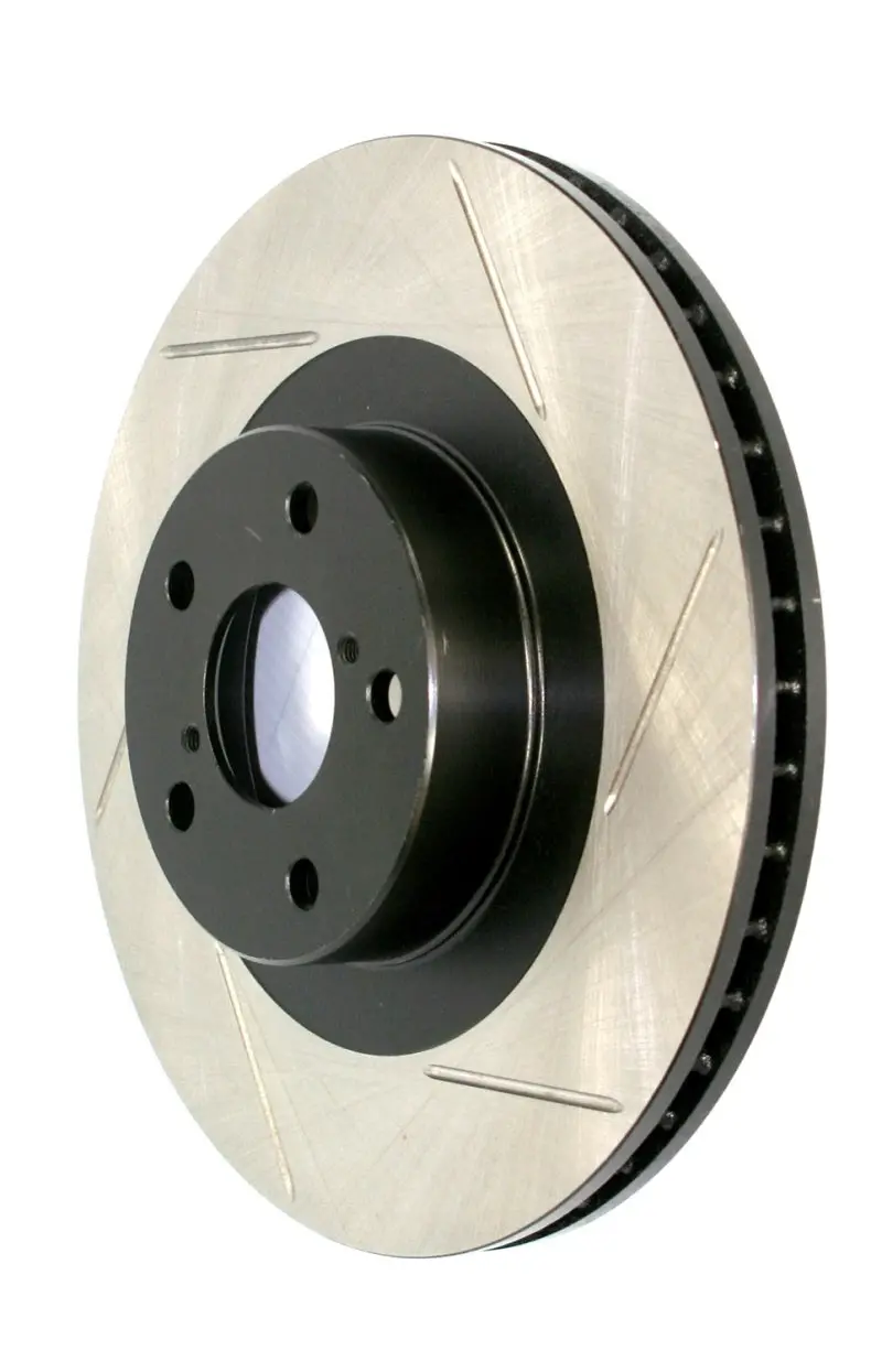 Stoptech Slotted Sport Brake Rotor — Front Left, Designed For 2016 Ford Focus Rs 1