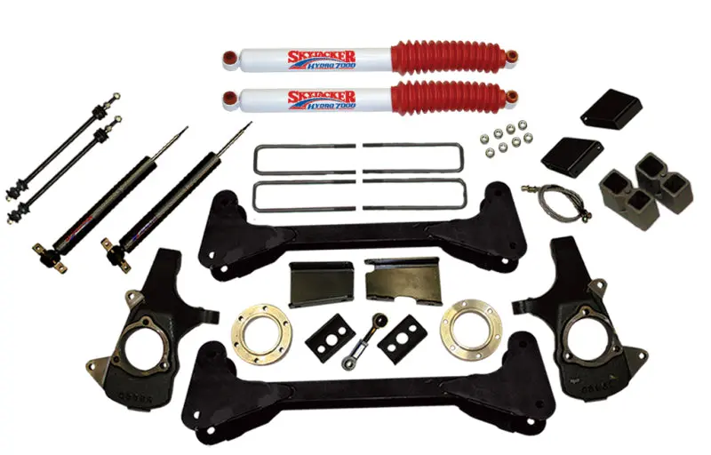 Skyjacker Suspension Lift Kit W/ Shock 2007-2013 Chevrolet Silverado 1500 4 Wheel Drive 1