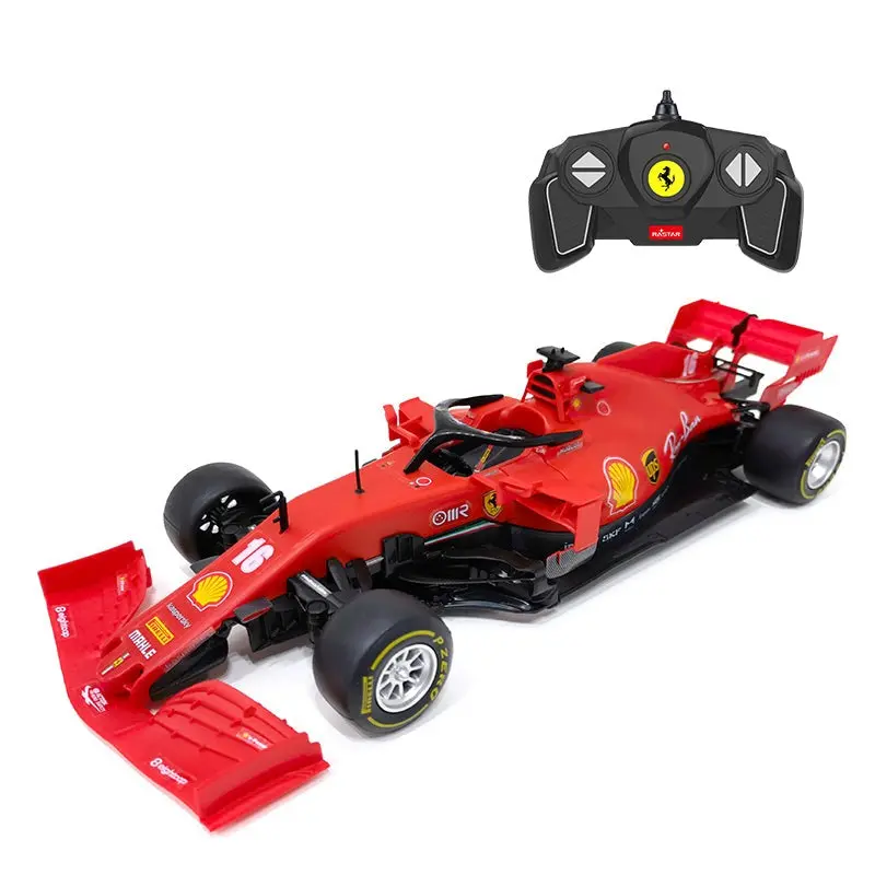 Ferrari Sf1000 F1 Supercar 1/16 Scale Diy Building Kit Licensed With Remote Control And Customization Stickers By Rastar, 65Pcs 1
