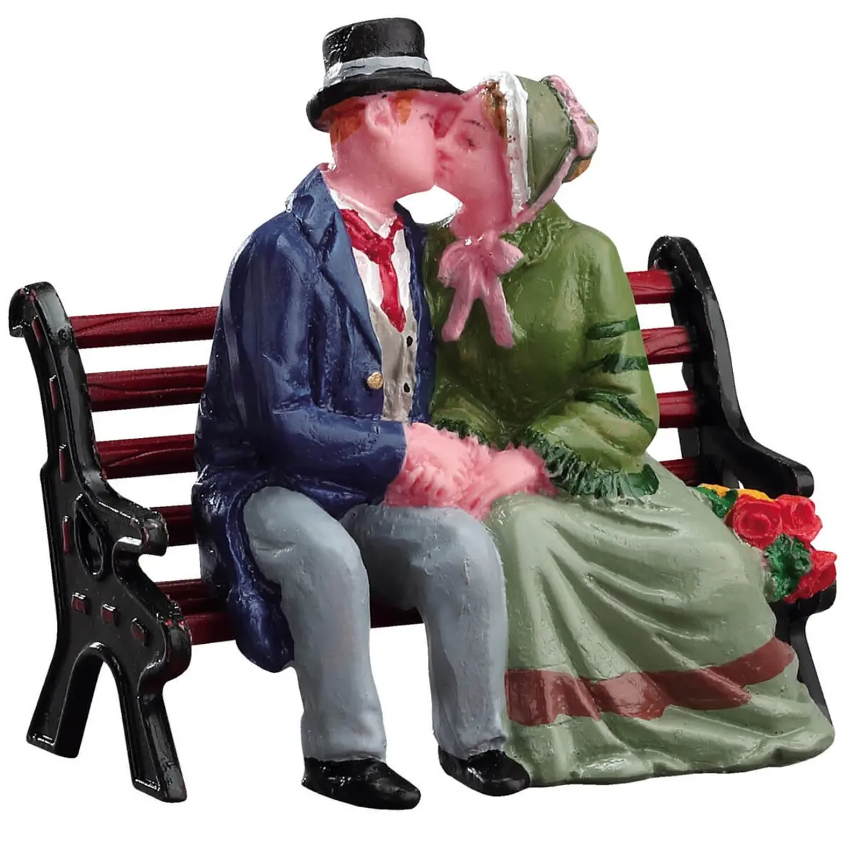 Lemax Caddington Village Figurine: The Kiss #72380 1