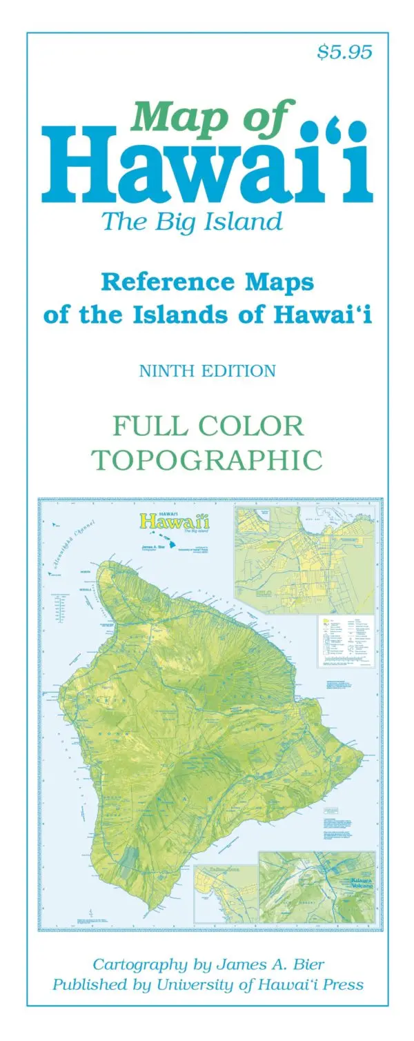 Map Of Hawaiʻi Big Island 1