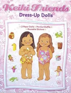 Keiki Friends Dress-Up Dolls Activity Book 1