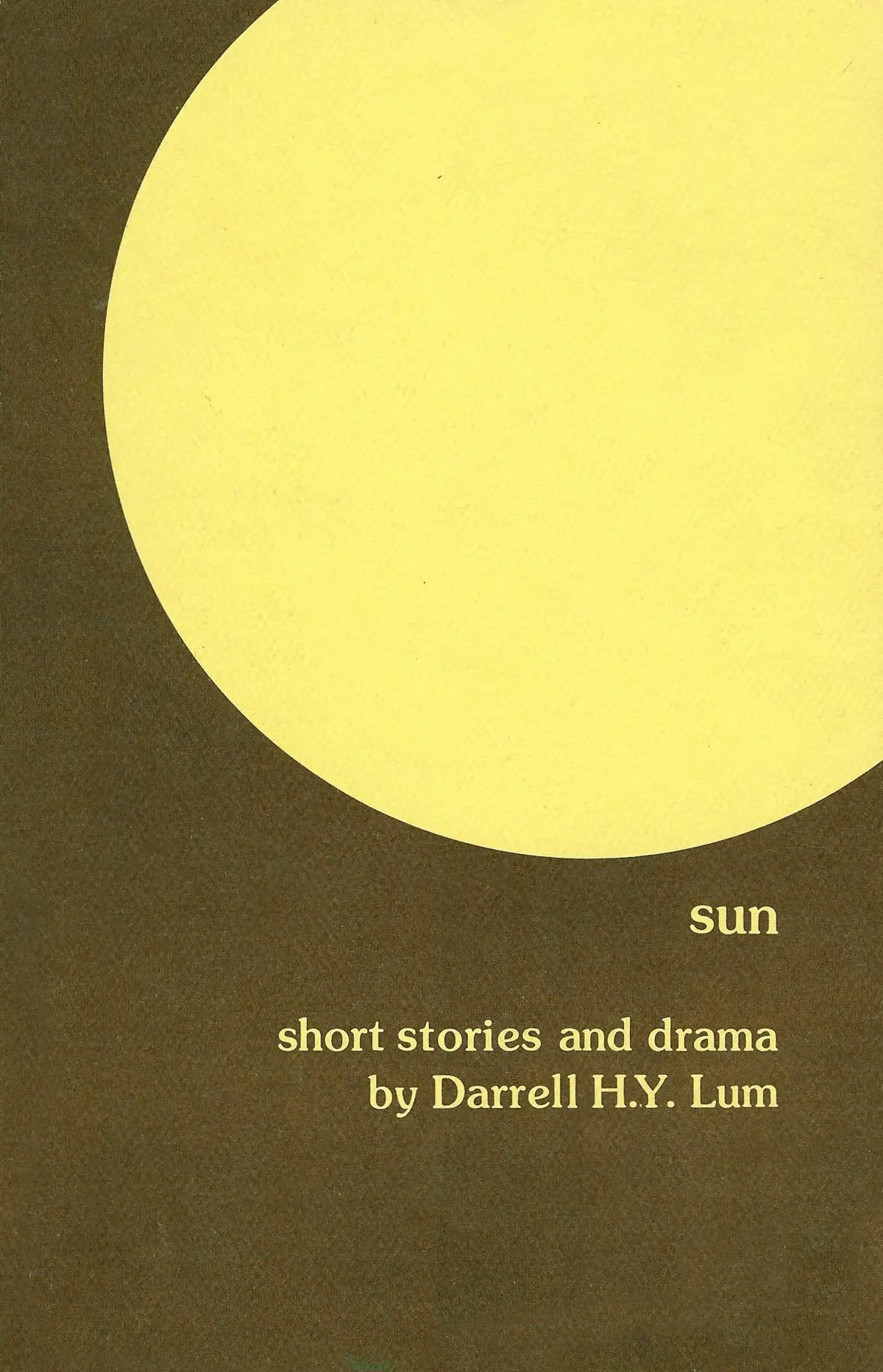 Sun: Short Stories And Drama 1