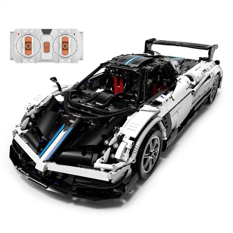 Pagani Huayra Bc Roadster 1/8 Licensed Building Kit/Assemble Remote Control Car By Rastar, 97900 2