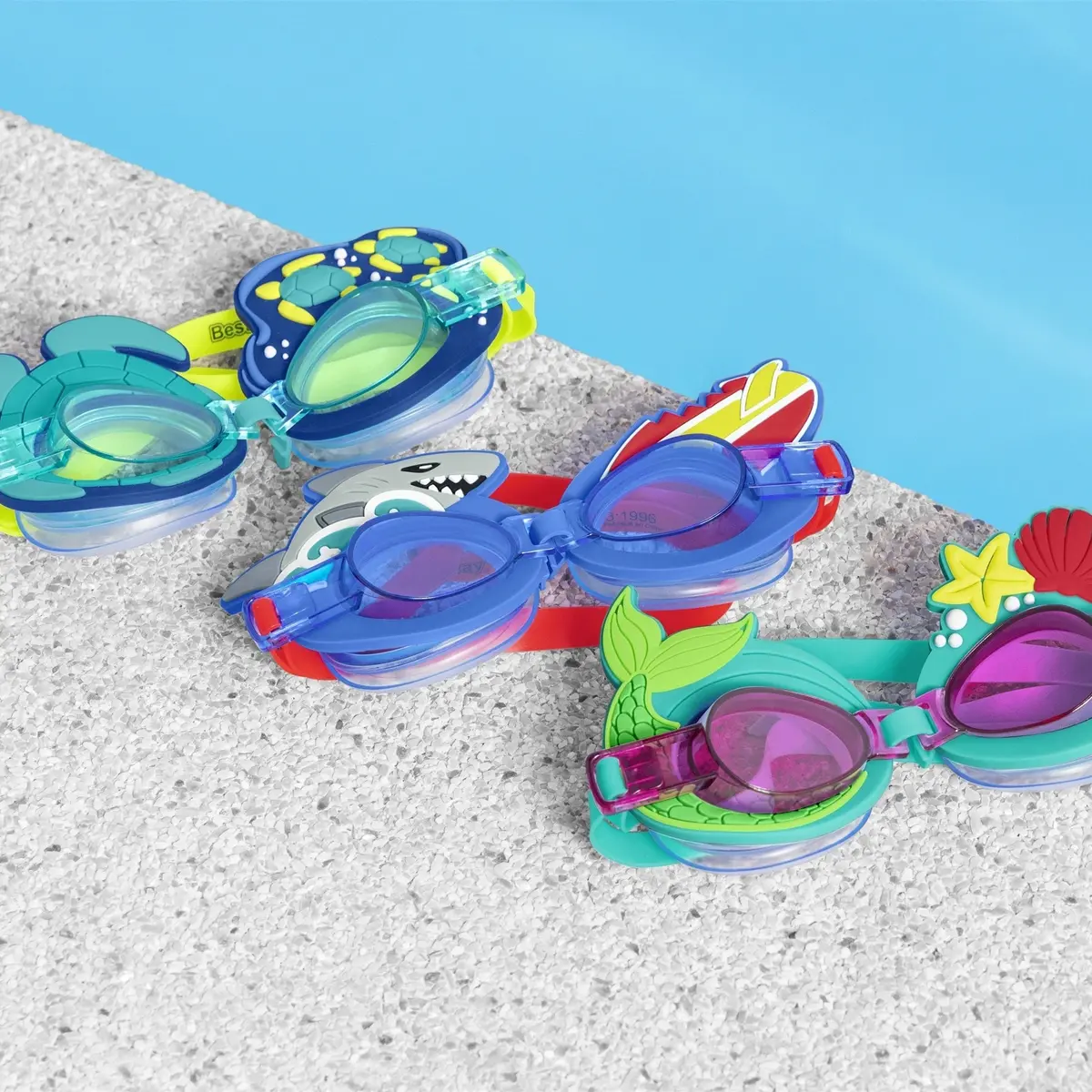 Latex-Free Aquapals Goggles, Ages 3+ 1