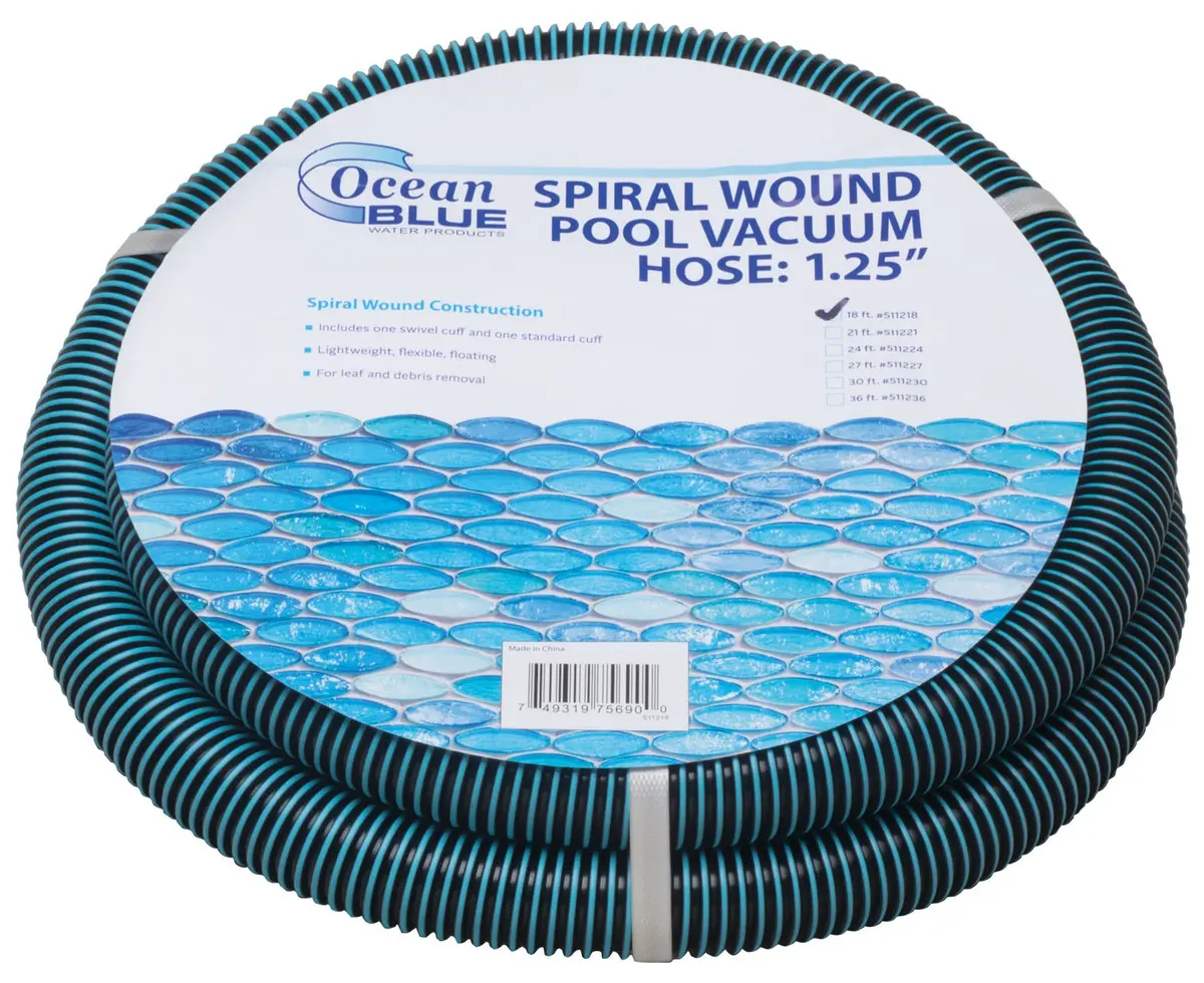 1.25" Spiral Wound Pool Vacuum Hose 1