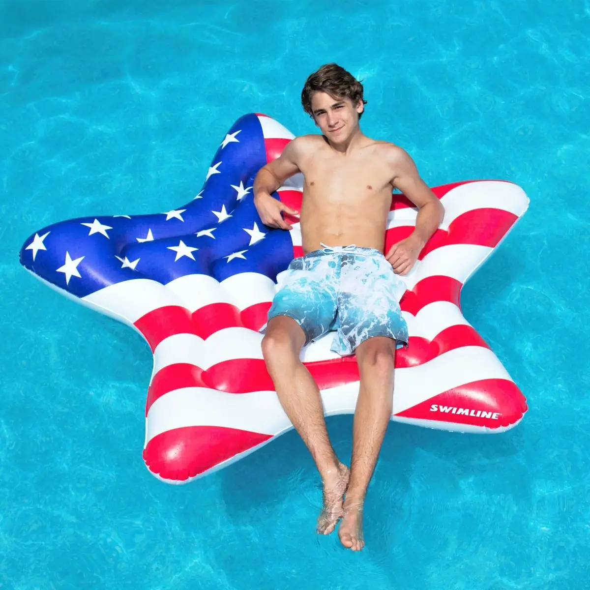 71" Americana™ Star Island From Swimline 1