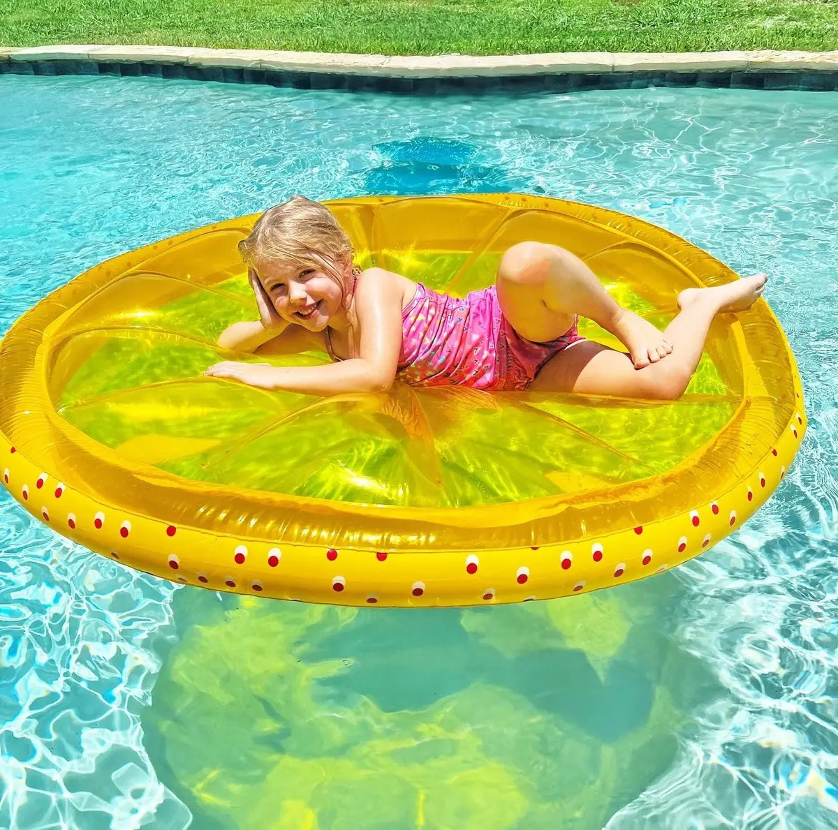60" Fruit Slice Island From Swimline 1