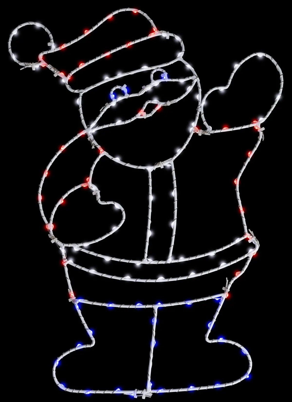 17" Led Santa Silhouette Decoration 1