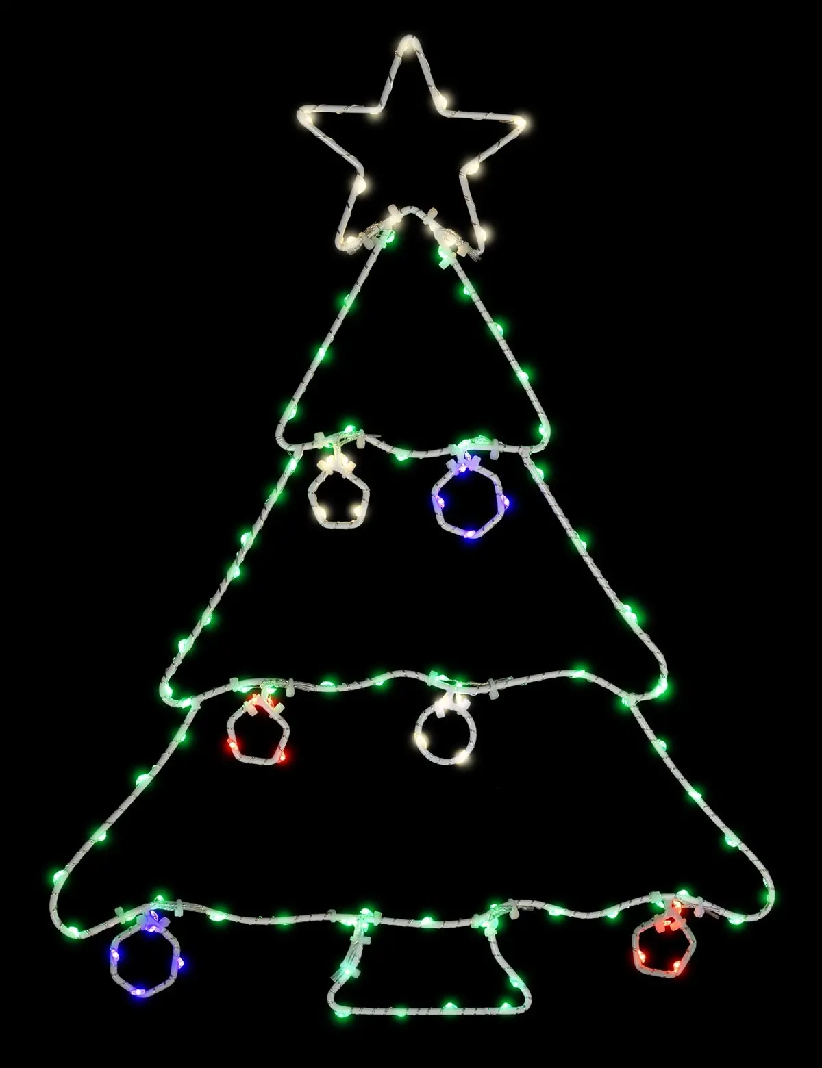17" Led Christmas Tree Silhouette Decoration 1