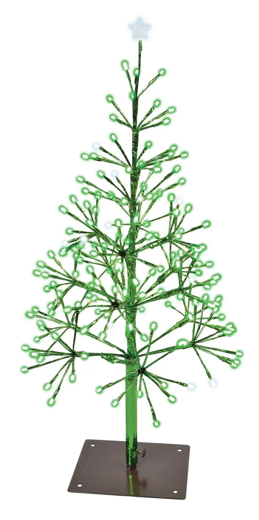 Green Twinkle Shimmering Tree Decoration 1