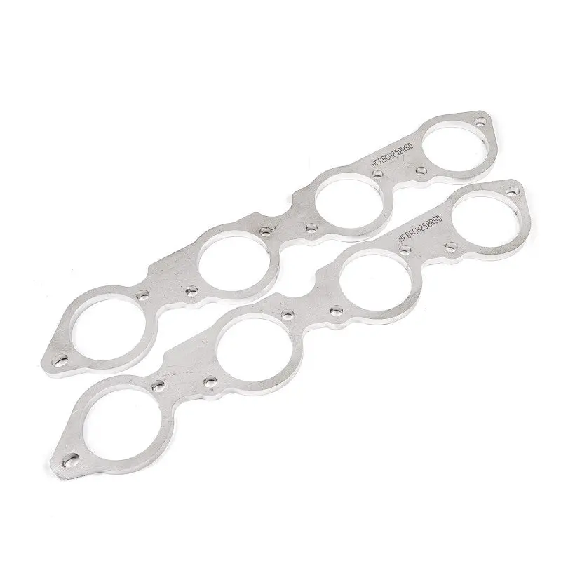 Stainless Works Bbc Round-Port Exhaust Flanges — 304Ss, 2.5" Primary Size (Raised Port Heads Only) 1