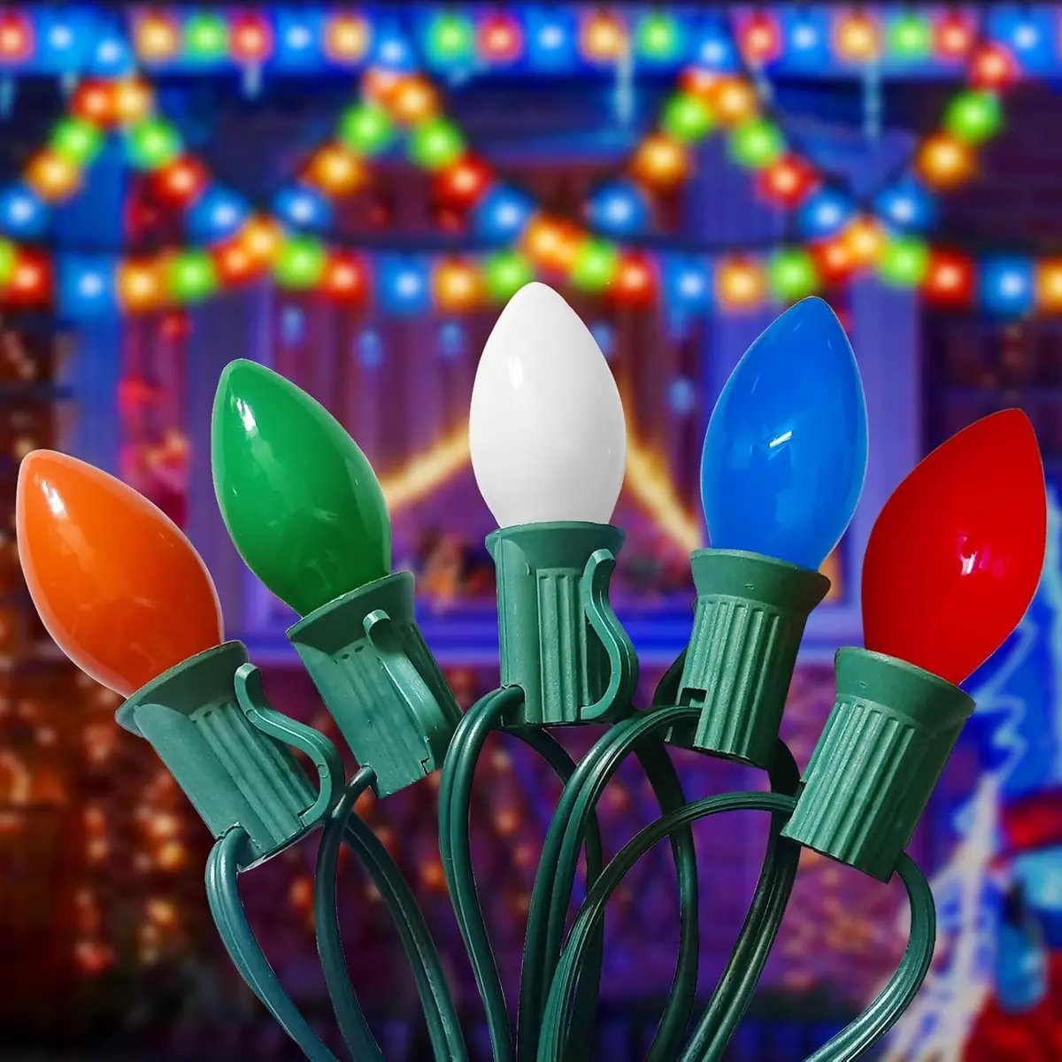 Set Of 25 Classic C7 Led Lights 1