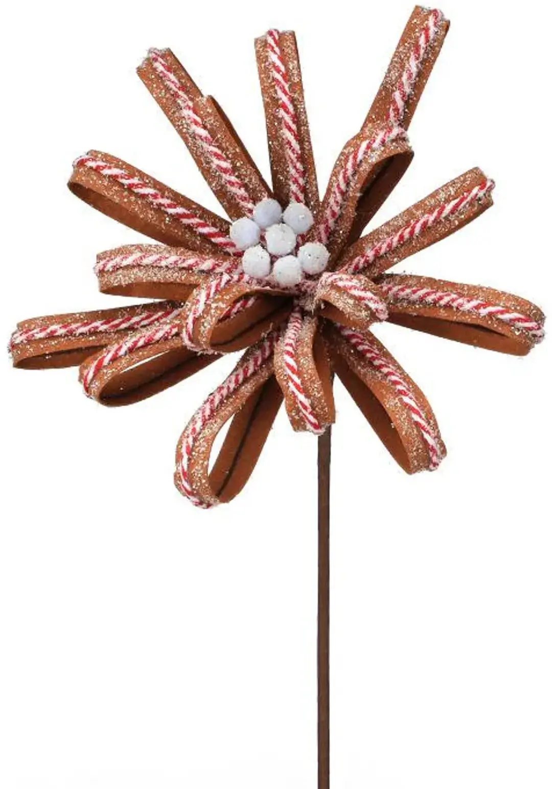 22" Sugar & Spice Gingerbread Loop Stem 1