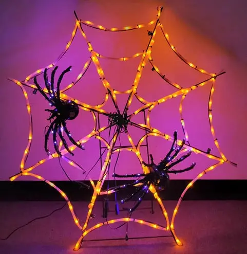 3Ft Spider Web & 2 -12" Spiders 1