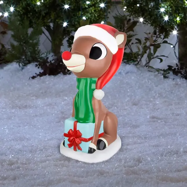 2' Incandescent Rudolph Blow Mold Decoration 1