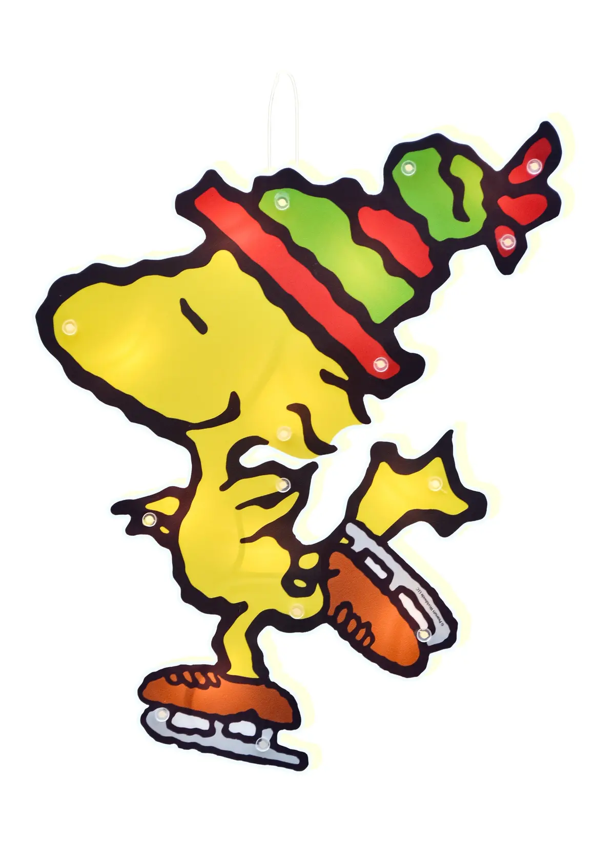 12" Peanuts® Woodstock Led Holiday Window Hanging 2