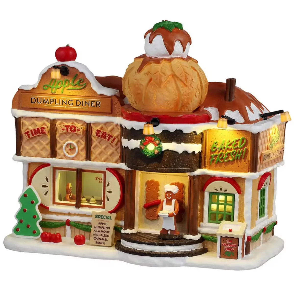 Lemax Sugar N Spice Lighted Building: Apple Dumpling Diner #45287 1