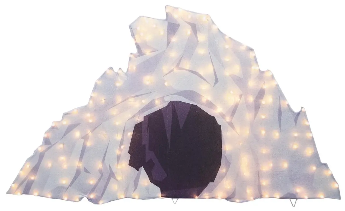 2D Cave Backdrop Led Decoration 1