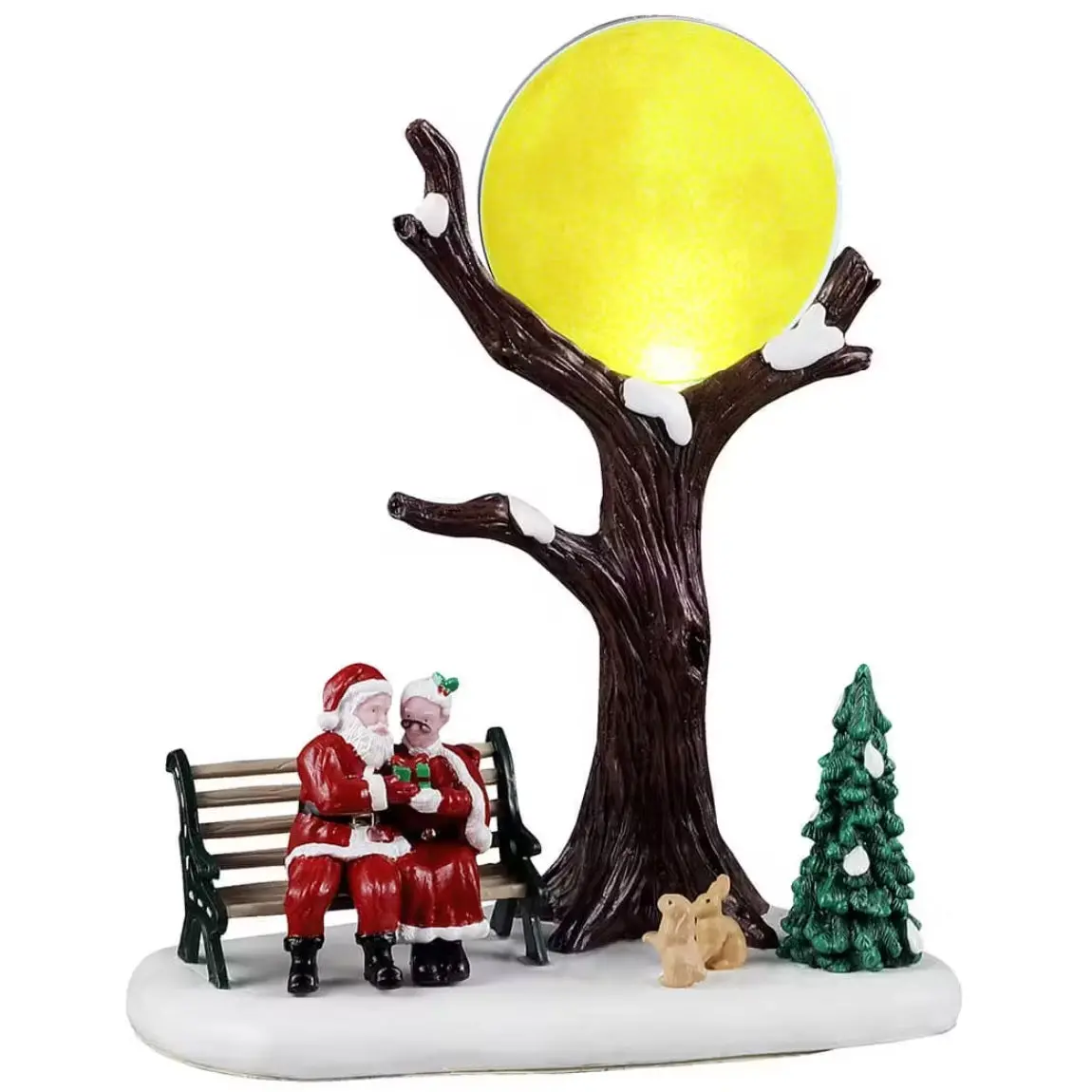 Lemax Santa's Wonderland Table Accent: North Pole Romance #54462 1