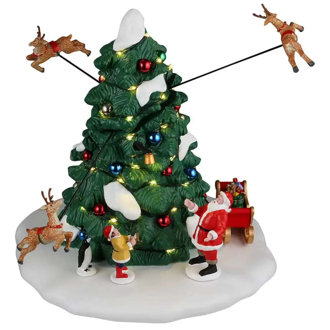 Lemax Santa's Wonderland Table Accent: Reindeer Races #54455 1