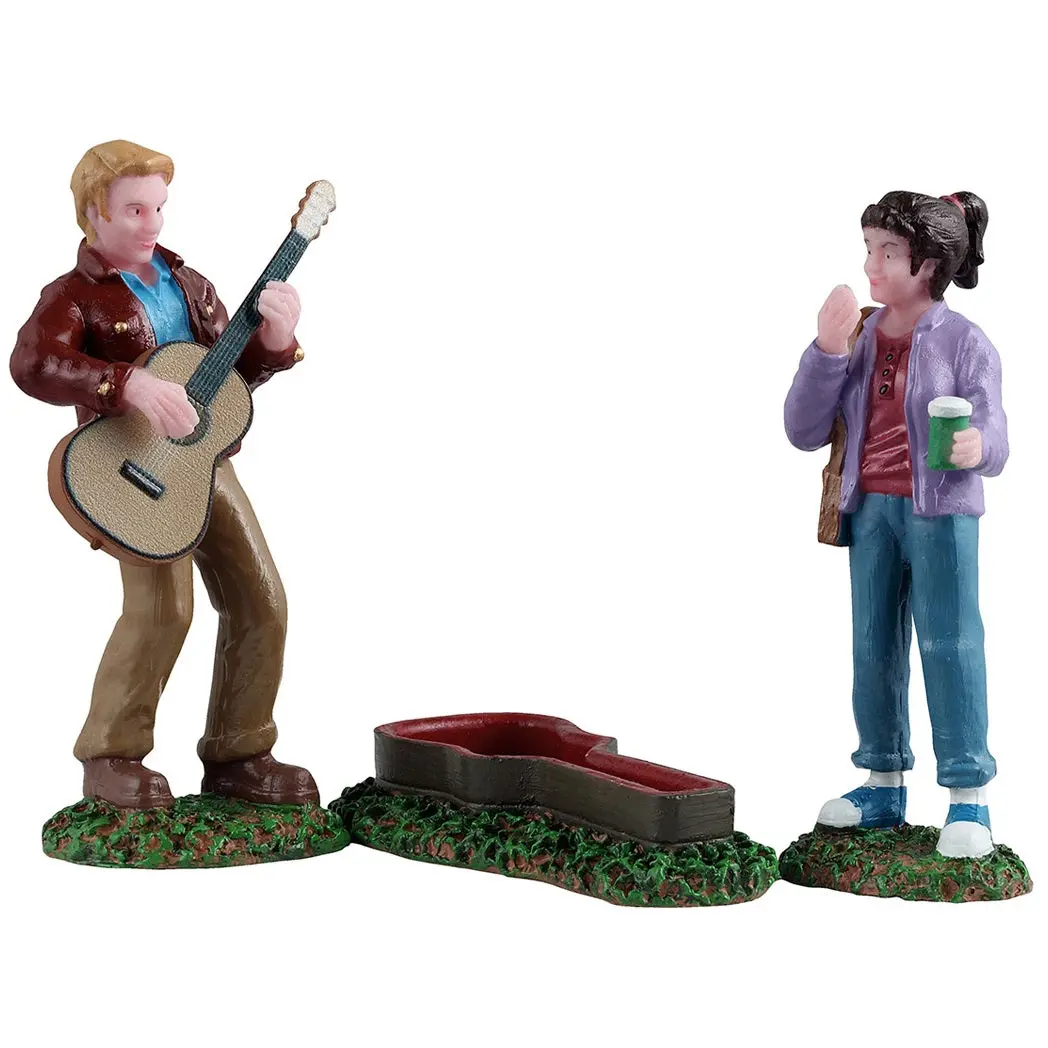 Lemax Harvest Crossing Figurines: Rockin' Billy, Set Of 3 #52531 1