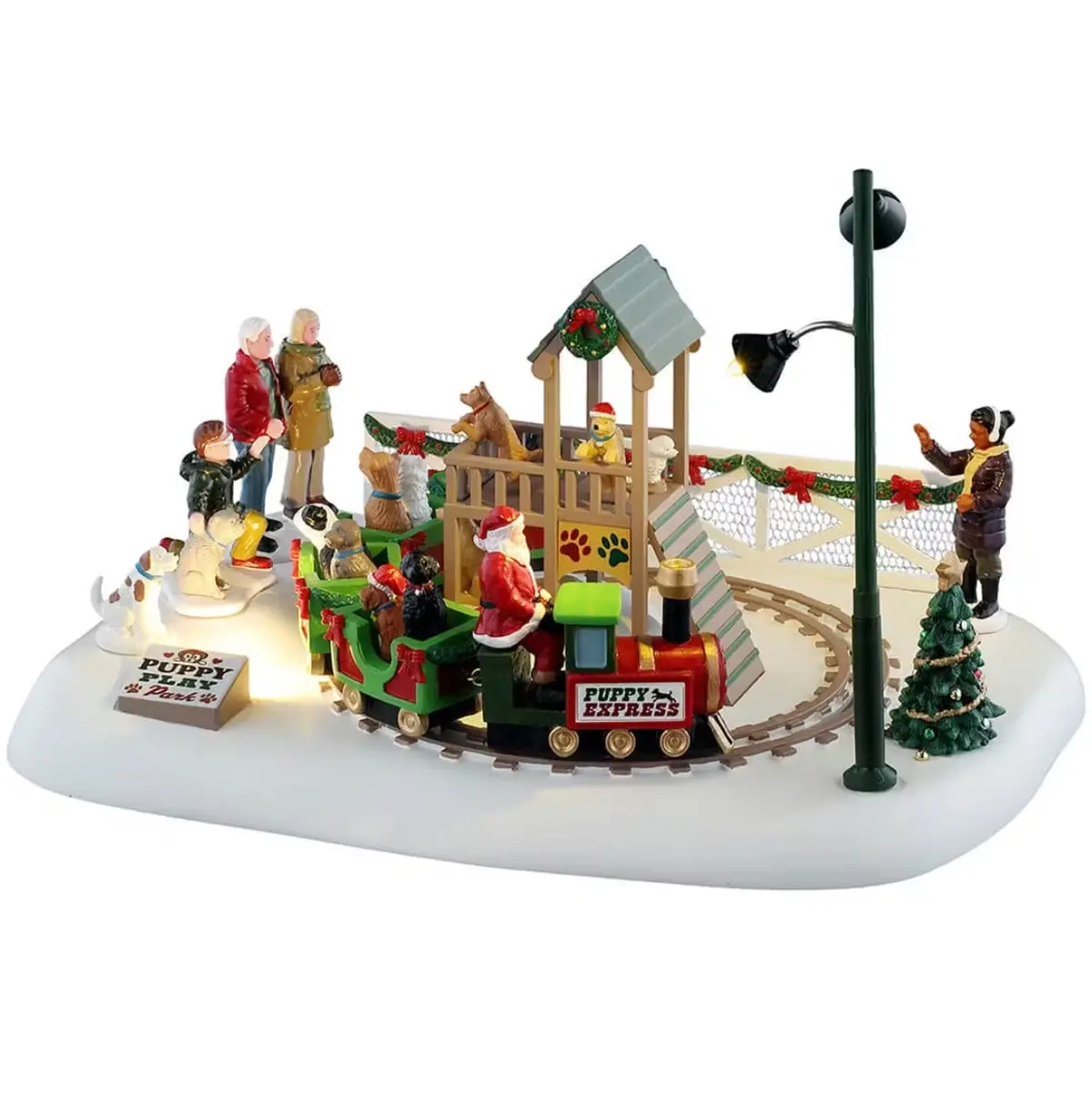 Lemax General Collectibles Table Accent: Puppy Play Park #54456 1