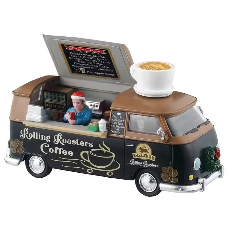 Lemax General Collectibles Table Accent: Rolling Roasters Coffee #53747 1