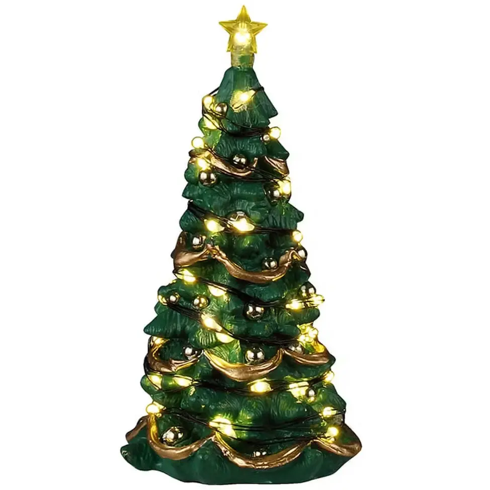 Lemax General Collectibles Tree: Joyful Christmas Tree, Clear Light #54525 1