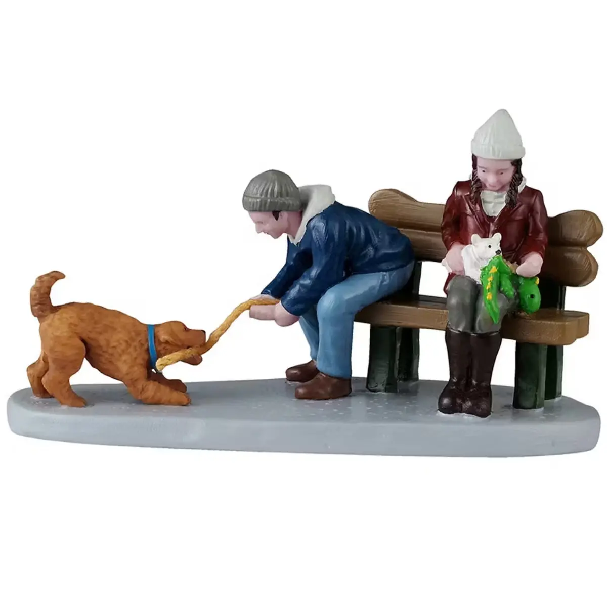 Lemax General Collectibles Figurine: Playful Pups #52525 1