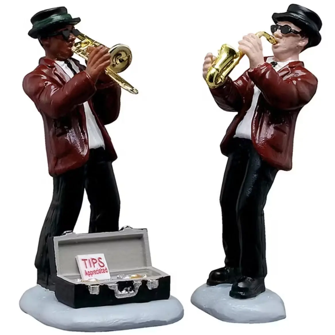 Lemax General Collectible Figurines: Jazz Duo, Set Of 2 #52523 1