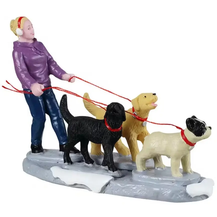 Lemax General Collectibles Figurine: Dog Walker #42361 1