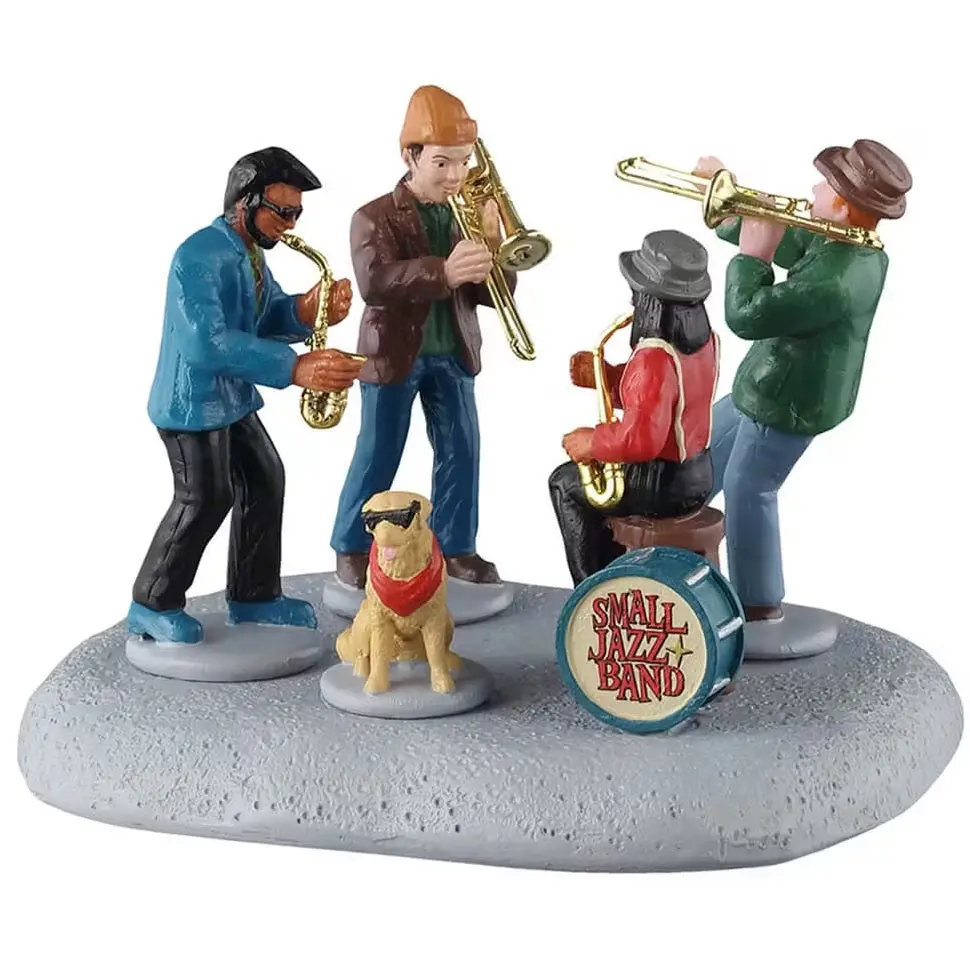 Lemax Caddington Village Table Accent: Small Jazz Band #53743 1