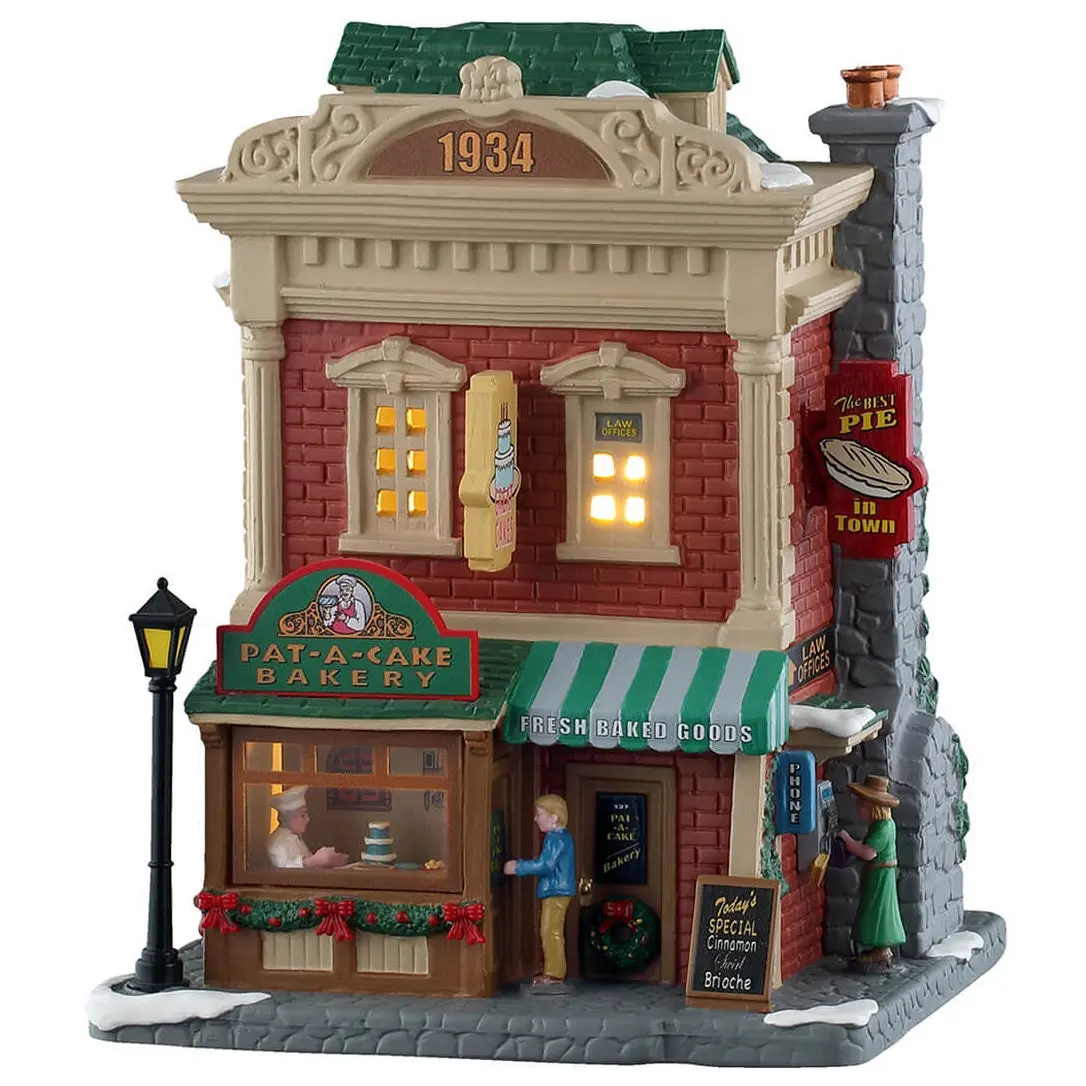 Lemax Caddington Village Lighted Building: Pat-A-Cake Bakery #55349 1