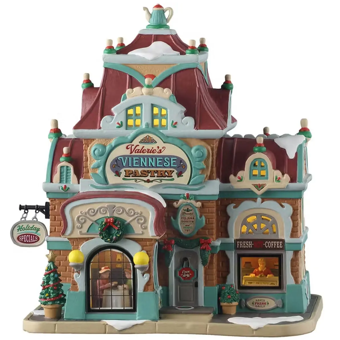 Lemax Caddington Village Lighted Building: Valerie's Viennese Pastry #55345 1