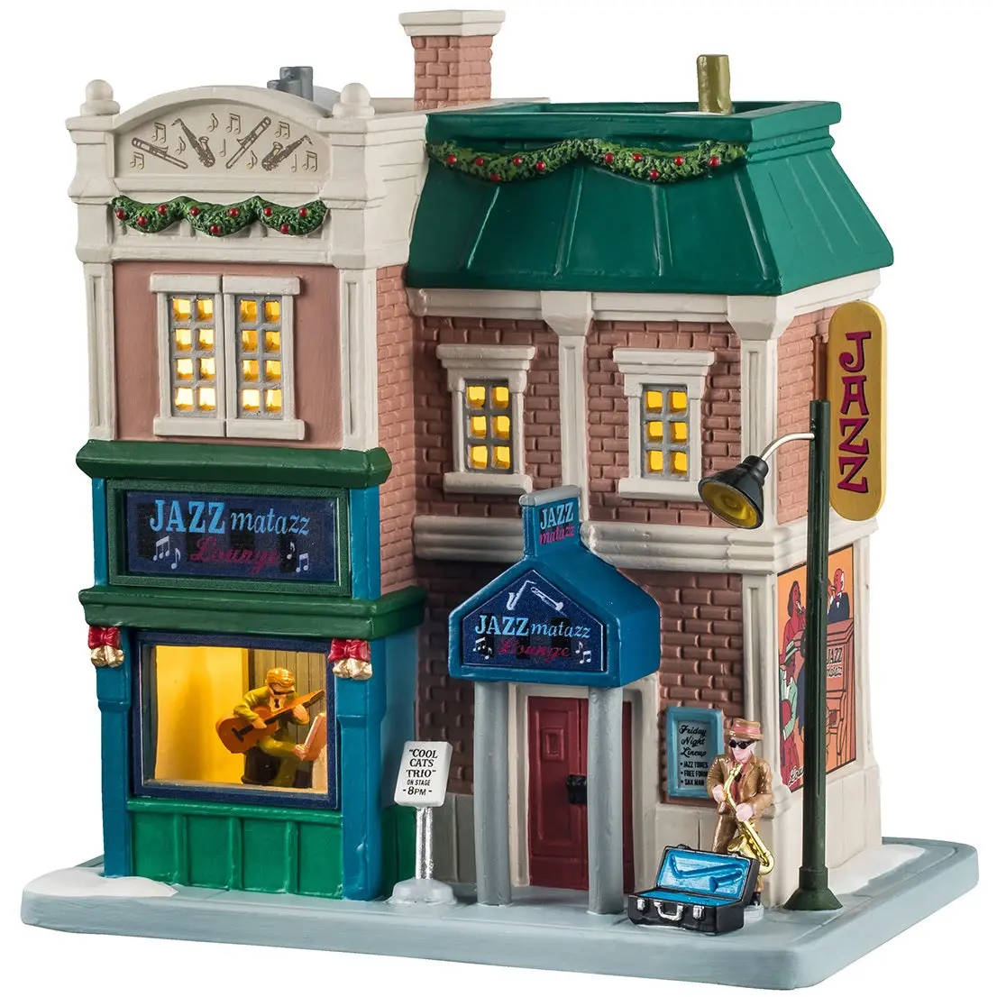 Lemax Caddington Village Lighted Building: Jazzmatazz Lounge #55336 1