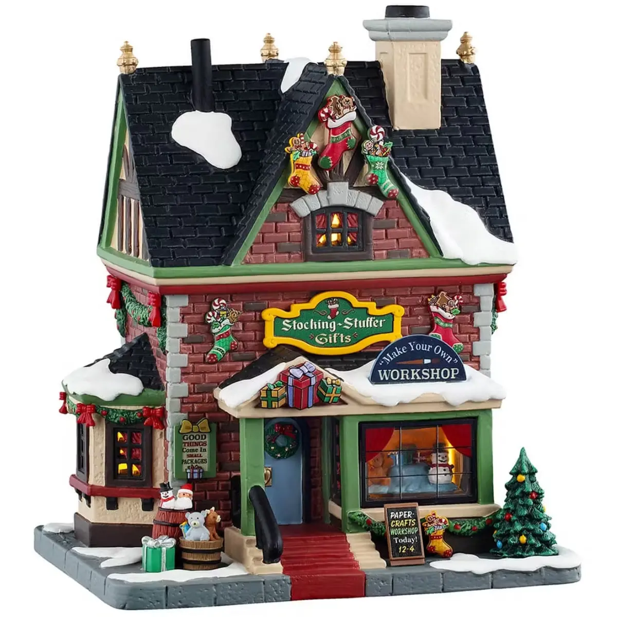 Lemax Caddington Village Lighted Building: Stocking Stuffer Gifts #55334 1