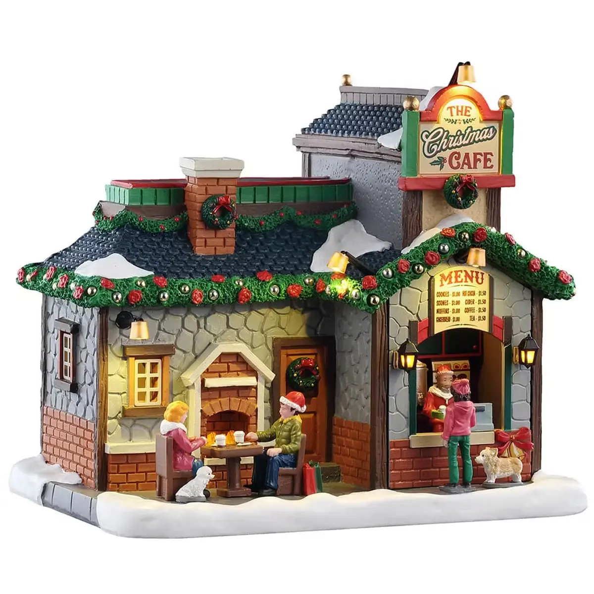 Lemax Caddington Village Lighted Building: The Christmas Cafe #55313 1