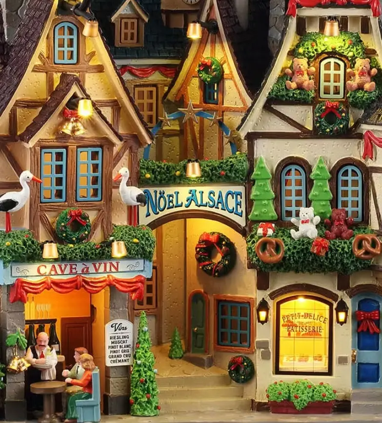 Lemax Caddington Village Facade: Noel Alsace #55318 2