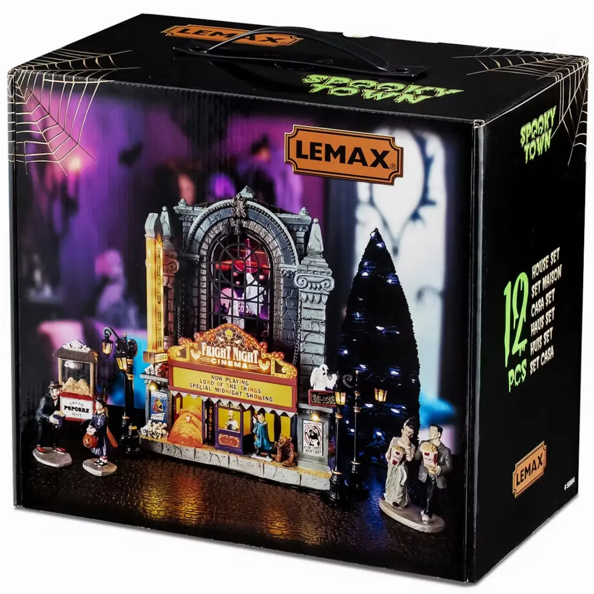 Lemax Spooky Town Fright Night Cinema Set #56664 1