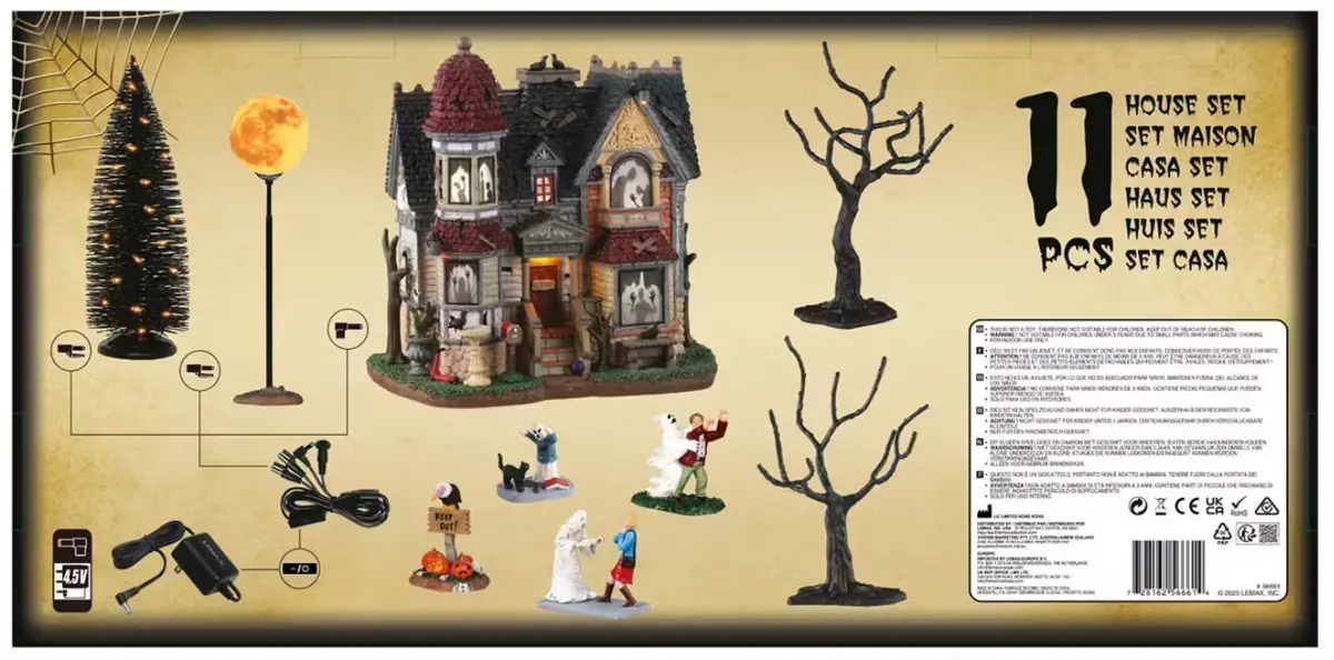 Lemax Spooky Town The House Of Shadows Set #56661 2