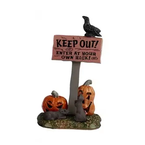 Lemax Spooky Town Creepy Pumpkin Patch, Set Of 5 #52513 2